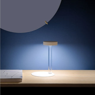 Davide Groppi Tetatet Flûte portable table lamp matt white - Buy now on ShopDecor - Discover the best products by DAVIDE GROPPI design