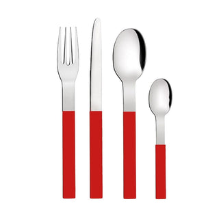 ab+ by Abert Line set 16 pcs cutlery red - Buy now on ShopDecor - Discover the best products by AB+ design