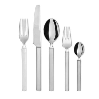 Alessi 4180S30 Dry steel cutlery set 30 pieces - Buy now on ShopDecor - Discover the best products by ALESSI design