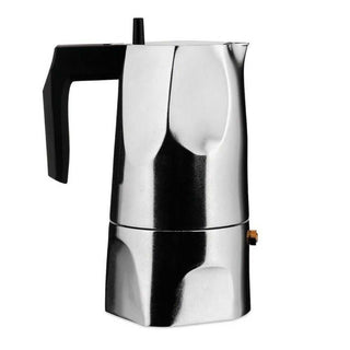Alessi MT18/6 Ossidiana 6-cup coffee maker in aluminium - Buy now on ShopDecor - Discover the best products by ALESSI design