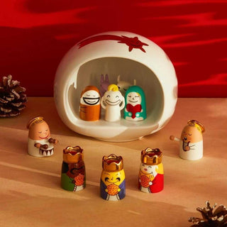 Alessi AMGI10SET Presepe set of 10 figurines in porcelain - Buy now on ShopDecor - Discover the best products by ALESSI design