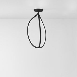 Artemide Arrival 70 ceiling lamp LED h. 70 cm. Matt black - Buy now on ShopDecor - Discover the best products by ARTEMIDE design