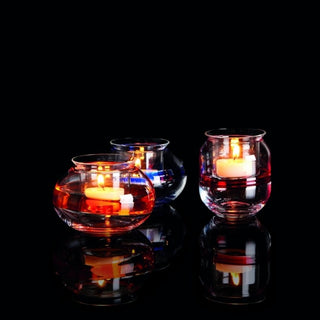 Carlo Moretti Lumina candlestick orange in Murano glass h 10 cm - Buy now on ShopDecor - Discover the best products by CARLO MORETTI design
