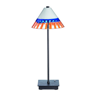 Carlo Moretti Wi-free table lamp portable LED blue line in Murano glass - Buy now on ShopDecor - Discover the best products by CARLO MORETTI design