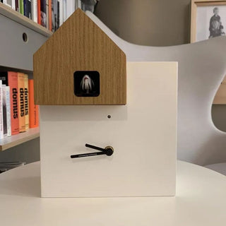 Domeniconi Ettore cuckoo clock wihte/oak - Buy now on ShopDecor - Discover the best products by DOMENICONI design