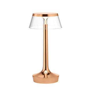 Flos Bon Jour Unplugged portable table lamp Copper/Transparent - Buy now on ShopDecor - Discover the best products by FLOS design