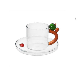 Ichendorf Fruits & Flowers coffee cup with saucer apple - Buy now on ShopDecor - Discover the best products by ICHENDORF design