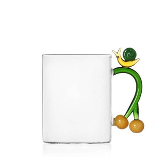 Ichendorf Fruits and Flower mug wtih snail by Alessandra Baldereschi - Buy now on ShopDecor - Discover the best products by ICHENDORF design