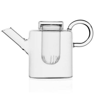 Ichendorf Piuma big teapot with filter by Marco Sironi Transparent - Buy now on ShopDecor - Discover the best products by ICHENDORF design