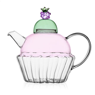 Ichendorf Sweet & Candy teapot pastry with blackberry by Alessandra Baldereschi