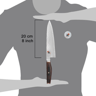 Miyabi 6000MCT Knife Gyutoh 20 cm steel - Buy now on ShopDecor - Discover the best products by MIYABI design