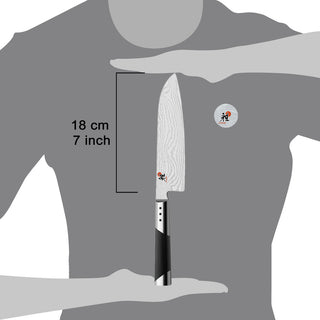 Miyabi 7000D Knife Santoku 18 cm steel - Buy now on ShopDecor - Discover the best products by MIYABI design