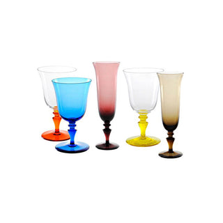 Nason Moretti 8/77 Colorato water chalice - Murano glass - Buy now on ShopDecor - Discover the best products by NASON MORETTI design