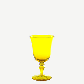 Nason Moretti 8/77 Colorato water chalice - Murano glass Nason Moretti yellow - Buy now on ShopDecor - Discover the best products by NASON MORETTI design