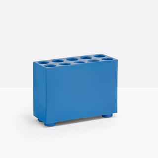 Pedrali Brik umbrella stand in plastic Pedrali Blue BL - Buy now on ShopDecor - Discover the best products by PEDRALI design