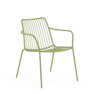 Pedrali Nolita Lounge 3659 garden armchair Pedrali Green VE100 - Buy now on ShopDecor - Discover the best products by PEDRALI design