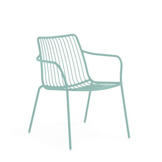 Pedrali Nolita Lounge 3659 garden armchair Pedrali Light blue AZ100 - Buy now on ShopDecor - Discover the best products by PEDRALI design