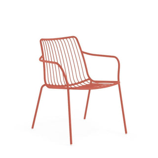 Pedrali Nolita Lounge 3659 garden armchair Pedrali Orange AR500E - Buy now on ShopDecor - Discover the best products by PEDRALI design