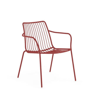 Pedrali Nolita Lounge 3659 garden armchair Pedrali Red RO200 - Buy now on ShopDecor - Discover the best products by PEDRALI design