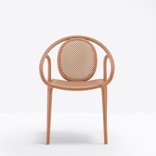 Pedrali Remind 3735 armchair for outdoor use Pedrali Terracotta TE - Buy now on ShopDecor - Discover the best products by PEDRALI design