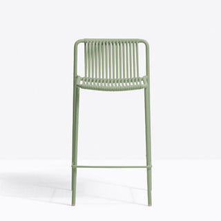 Pedrali Tribeca 3667 garden stool with seat H.67.5 cm. for outdoor use Pedrali Green VE100E - Buy now on ShopDecor - Discover the best products by PEDRALI design