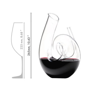 Riedel Curly Clear Decanter - Buy now on ShopDecor - Discover the best products by RIEDEL design