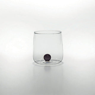 Zafferano Bilia tumbler transparent with little ball Black - Buy now on ShopDecor - Discover the best products by ZAFFERANO design