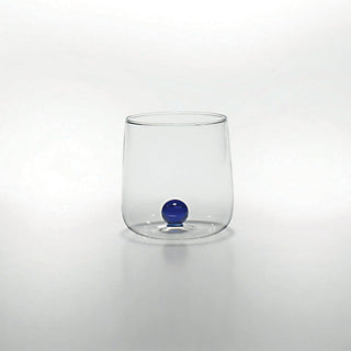 Zafferano Bilia tumbler transparent with little ball Zafferano Blue - Buy now on ShopDecor - Discover the best products by ZAFFERANO design