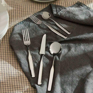 Alessi IS02S5 Collo-alto steel cutlery set 5 pieces - Buy now on ShopDecor - Discover the best products by ALESSI design