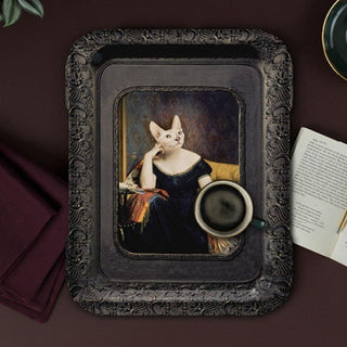 Ibride Galerie de Portraits Victoire tray/picture 30x41 cm. Buy now on Shopdecor