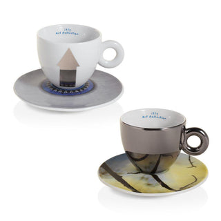 Illy Art Collection Biennale 2022 set 2 cappuccino cups by Giulia Cenci & Aki Sasamoto Buy now on Shopdecor