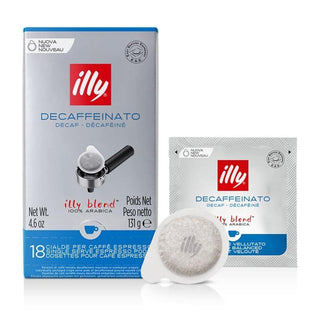 Illy set 12 packs E.S.E. pods coffee decaffeinated 18 pz. Buy now on Shopdecor