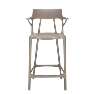 Kartell A.I. stool with seat h. 65 cm. for indoor/outdoor use Kartell Grey GR - Buy now on ShopDecor - Discover the best products by KARTELL design