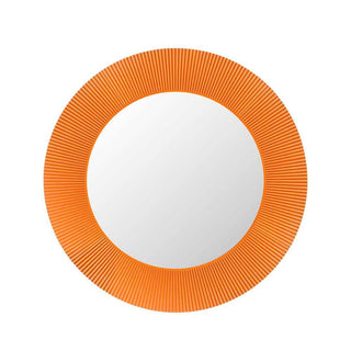 Kartell All Saints by Laufen round mirror Kartell Tangerine orange AT - Buy now on ShopDecor - Discover the best products by KARTELL design