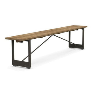 Magis Brut bench with structure 220x35 cm. Magis Anthracite grey 5142 - Buy now on ShopDecor - Discover the best products by MAGIS design