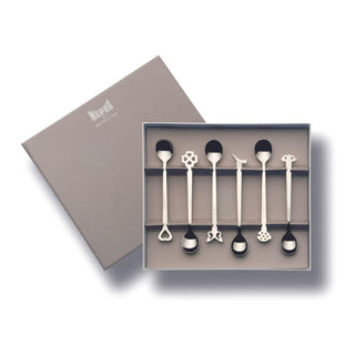 Mepra Evento set 6 moka spoons stainless steel - Buy now on ShopDecor - Discover the best products by MEPRA design