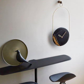 Nomon Eslabón wall clock brass - Buy now on ShopDecor - Discover the best products by NOMON design