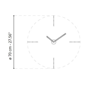 Nomon Mini Merlín 4T wall clock - Buy now on ShopDecor - Discover the best products by NOMON design