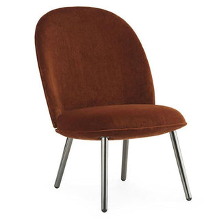 Normann Copenhagen Ace lounge chair full upholstery velvet with steel structure - Buy now on ShopDecor - Discover the best products by NORMANN COPENHAGEN design