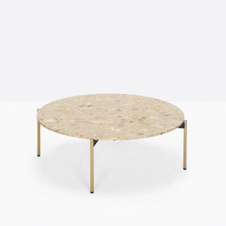 Pedrali Blume Marble BLTD coffee table diam.89 cm. in composite marble - Buy now on ShopDecor - Discover the best products by PEDRALI design