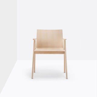 Pedrali Osaka 2815 natural ash chair with armrests - Buy now on ShopDecor - Discover the best products by PEDRALI design
