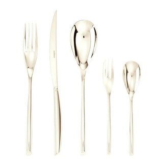 Sambonet Bamboo cutlery set 30 pieces PVD Champagne - Buy now on ShopDecor - Discover the best products by SAMBONET design