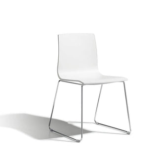 Scab Alice sledge chair - technopolymer seat by A. W. Arter - F. Citton - Buy now on ShopDecor - Discover the best products by SCAB design