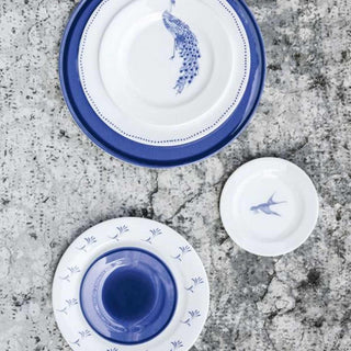 Schönhuber Franchi Shabbychic Fruit Plate white - cane texture blue - Buy now on ShopDecor - Discover the best products by SCHÖNHUBER FRANCHI design