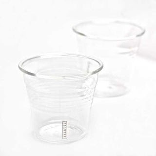 Seletti Estetico Quotidiano glass coffee set: 6 cups and 6 spoons - Buy now on ShopDecor - Discover the best products by SELETTI design