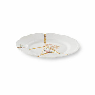 Seletti Kintsugi fruit plate in porcelain/24 carat gold mod. 2 Buy now on Shopdecor