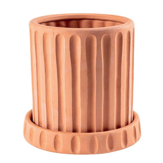 Seletti Magna Graecia Dorico terracotta vase diam. 30 cm. - Buy now on ShopDecor - Discover the best products by SELETTI design
