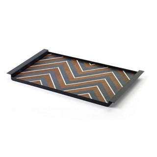Serax Charles tray Zigzag black - Buy now on ShopDecor - Discover the best products by SERAX design