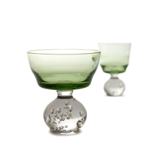 Serax Eternal Snow stem glass M green Buy now on Shopdecor
