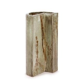 Serax FCK vase h. 29 cm. glazed white/brown Buy now on Shopdecor